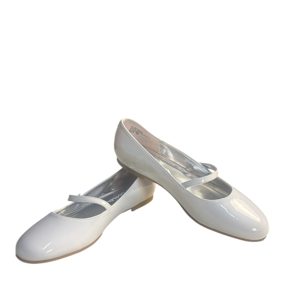Nina White Mary Jane Ballet Flats Shoes Fernanda Little‎ Girls Size 5 NWB